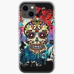 Mexican Skull, Sugar Skull, Day of the Dead, Dias de los muertos iPhone Case